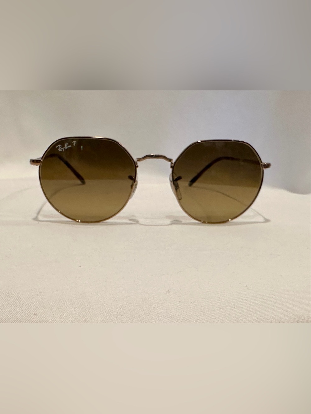 Ray-Ban RB3565 Jack Polarized Unisex Sunglasses Brown Lens Medium Copper Frame - Picture 3 of 14